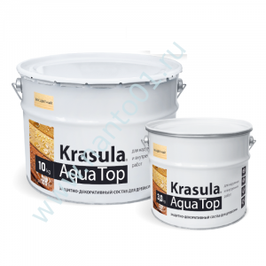 «Krasula" Aqua Top - состав на водной основе для внутренних и наружных работ